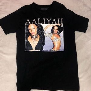 Aaliyah photo t-shirt by “And Finally”